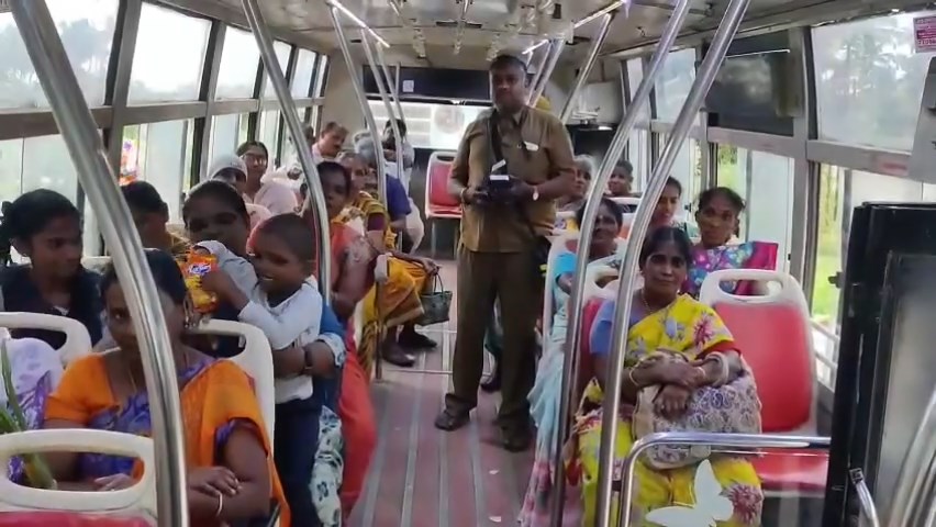 அரசு பேருந்தில் ஓட்டுநரின் அறிவுரை வீடியோ வைரல்...